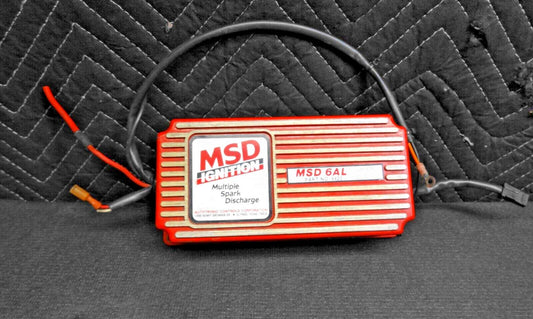 MSD Ignition 6AL Multiple Spark Discharge Red Ignition Box 6420 Chevy Ford Mopar