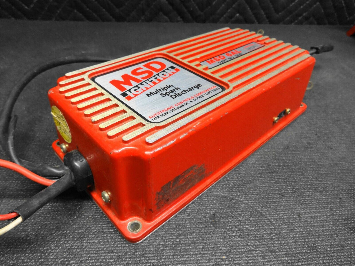 MSD Ignition 6AL Multiple Spark Discharge Red Ignition Box 6420 Chevy Ford Mopar