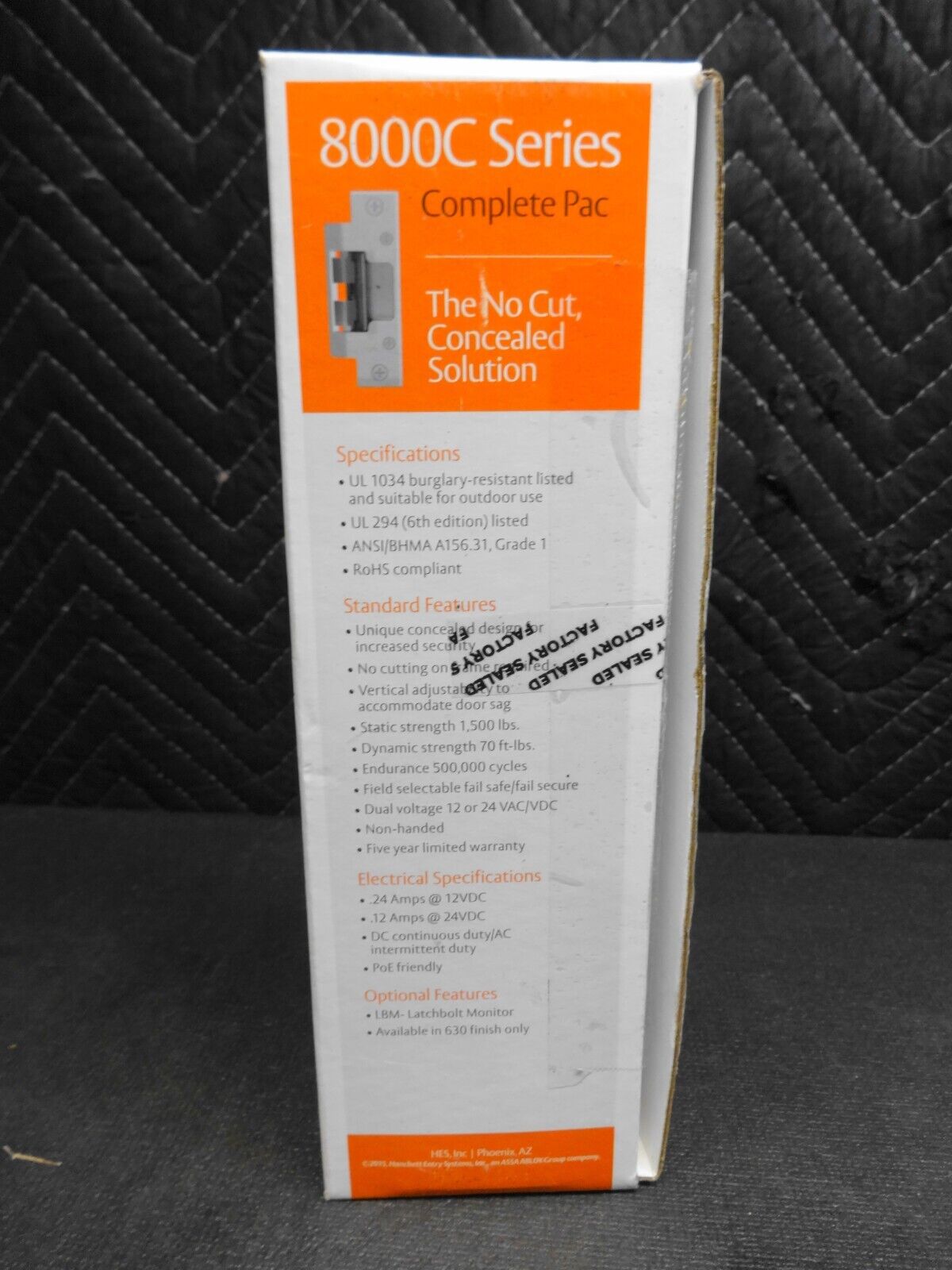 HES ASSA ABLOY - 8000C Electric Strike Complete Pac 8000C-12/24D-630-GR
