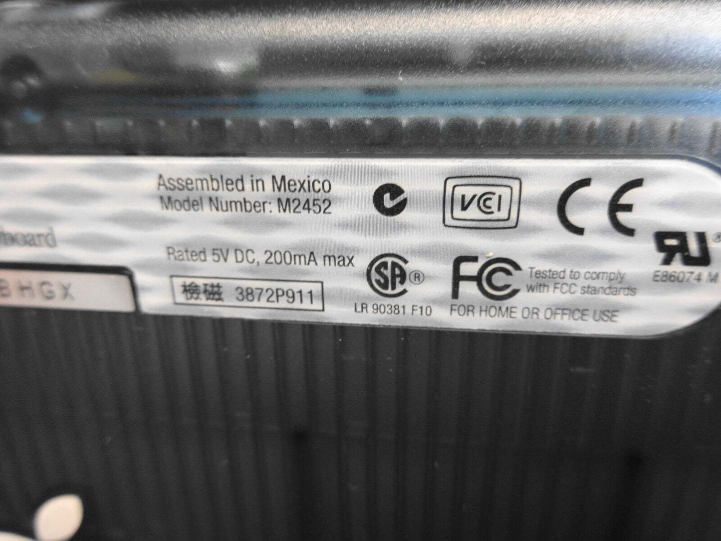 VINTAGE Apple Keyboard 1998 USB iMac GRAY GRAPHITE Model M2452 FREE SHIP