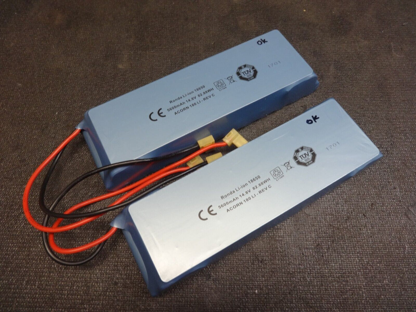 ACORN 180 STAIRLIFT 14.4V BATTERIES P/N 430662/430663 - SET OF 2 - TESTED