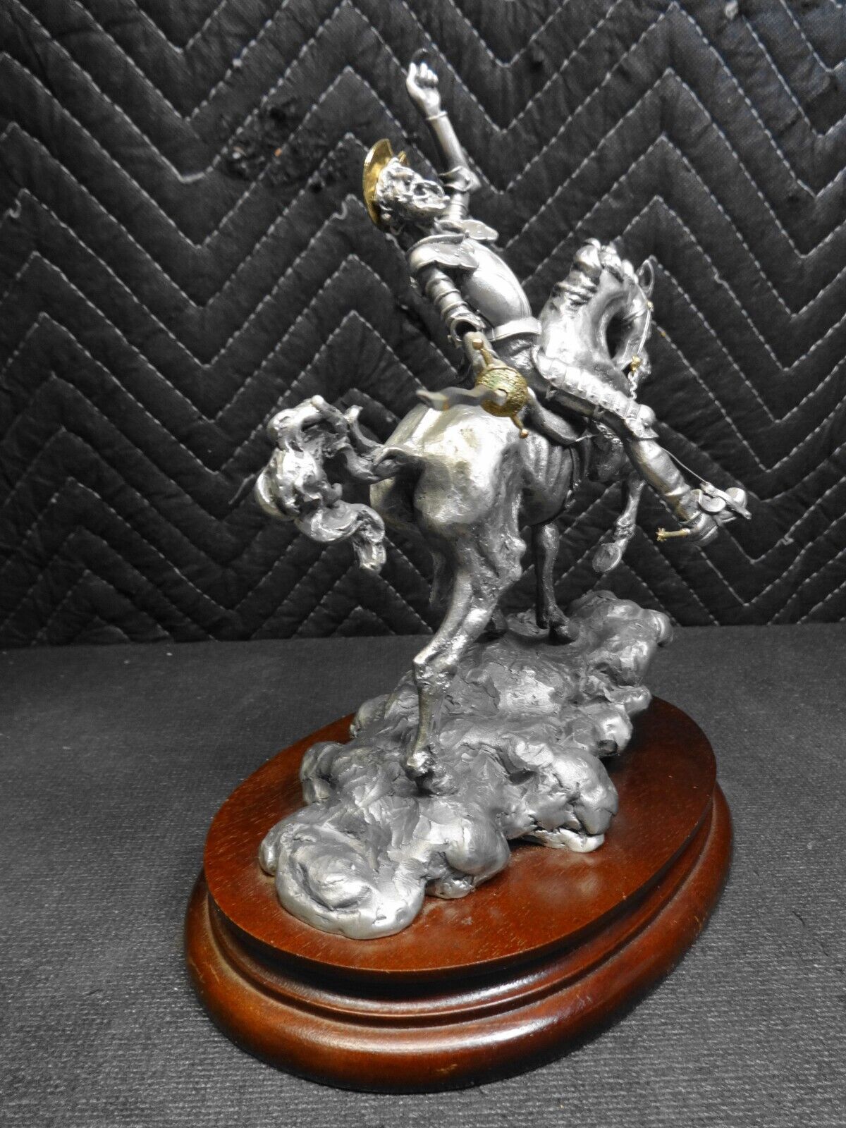 Vng 1982 CHILMARK Fine Pewter LaROCCA Don Quixote Sculpture #145 of 950 made