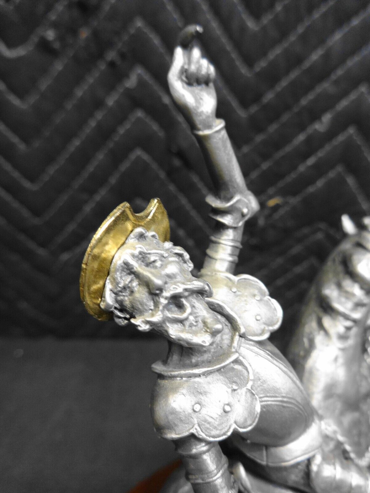 Vng 1982 CHILMARK Fine Pewter LaROCCA Don Quixote Sculpture #145 of 950 made