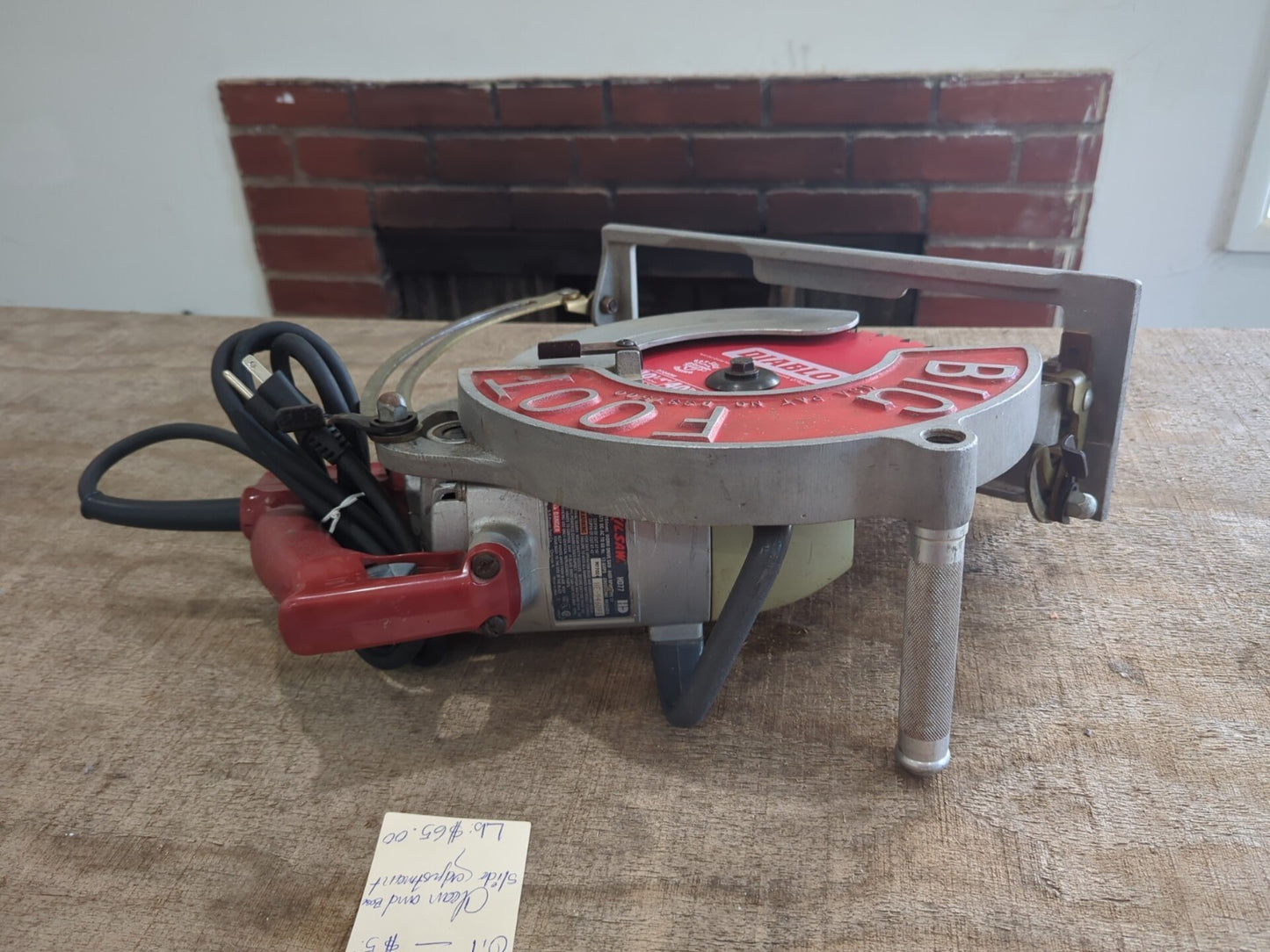 Big Foot 10-1/4 Inch Worm Drive Beam Saw Skilsaw HD77 - Reconditioned