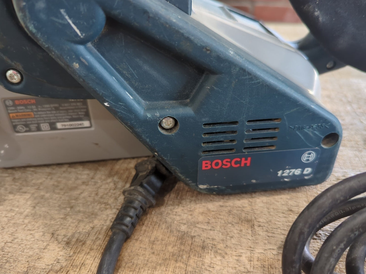 BOSCH 1276D Belt Sander with Cloth Dust Bag ~ 4" x 24" ~ Made in USA