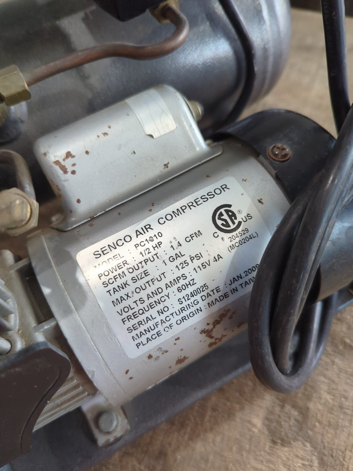 Senco AIr Compressor PC1010