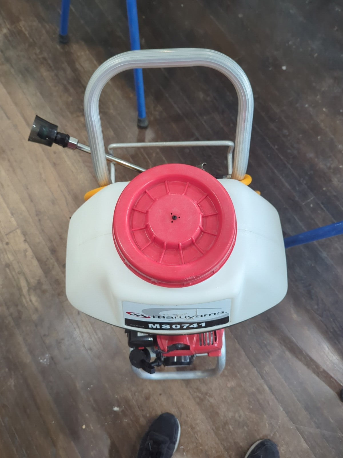 Maruayama Compact Sprayer Engine Powered MS0741 30.1cc Backpack Sprayer W/ Cart4