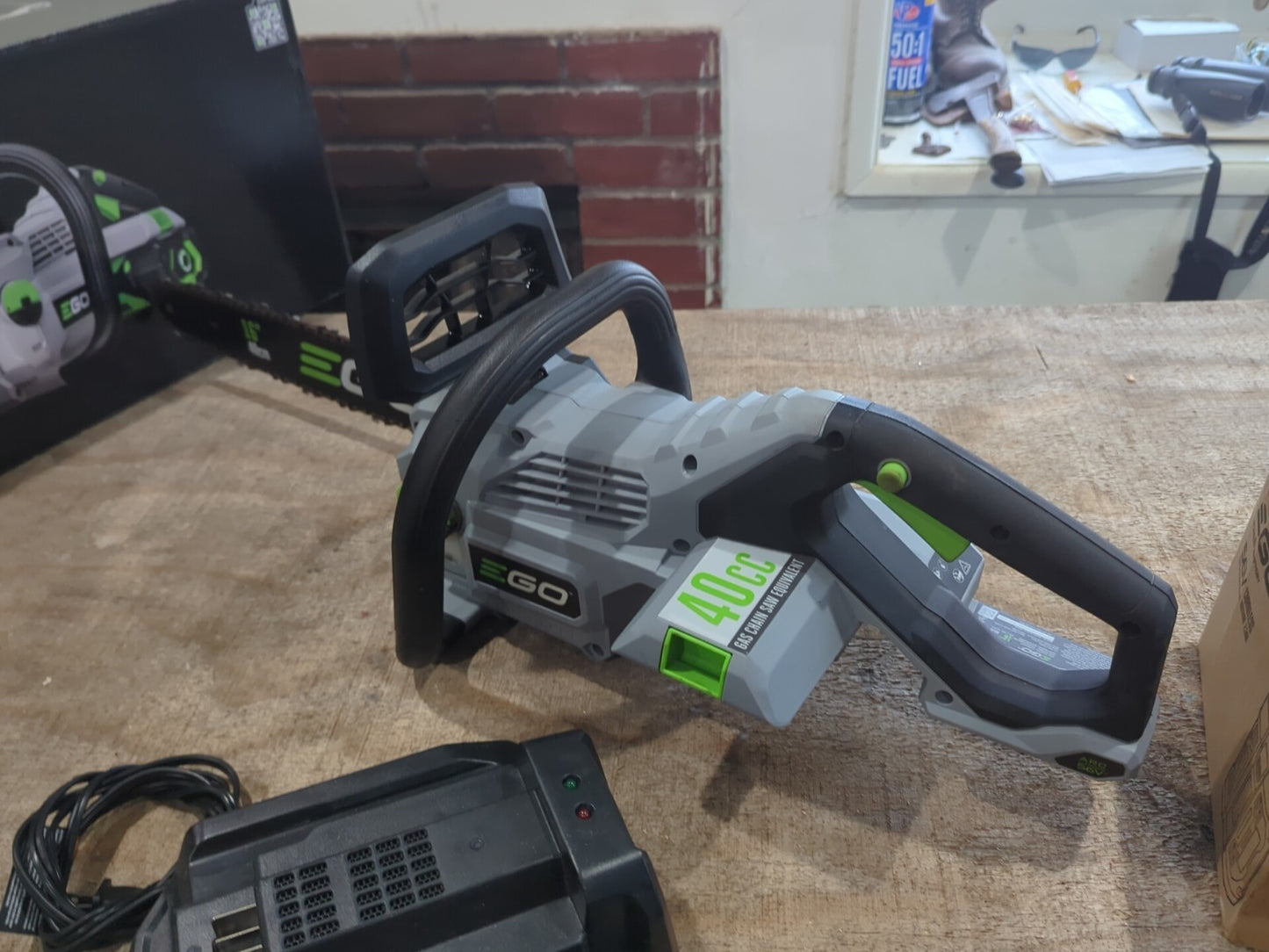 EGO POWER+ 16" 40CC Of Power Chain Saw Kit CS1611 Battery & Charger Included