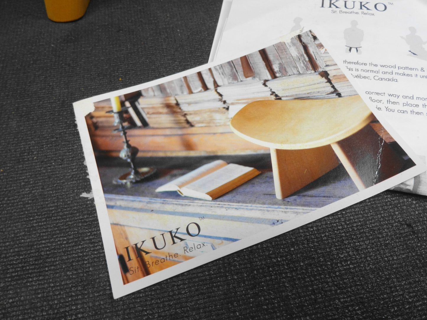 BLUECONY Meditation Bench IKUKO Original Natural Made In Canada