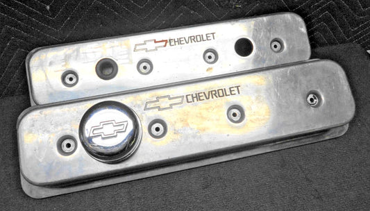 Proform Die-Cast Aluminum Center Bolt Valve Covers for 1987-Up Small Block Chevy