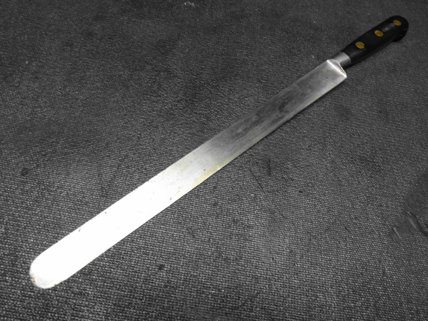 Vintage Sabatier Professional 12 inch Blade Round Nose Slicer Knife - #1