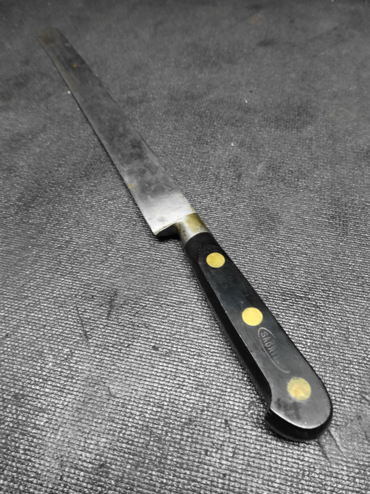 Vintage Sabatier Professional 12 inch Blade Round Nose Slicer Knife - #2