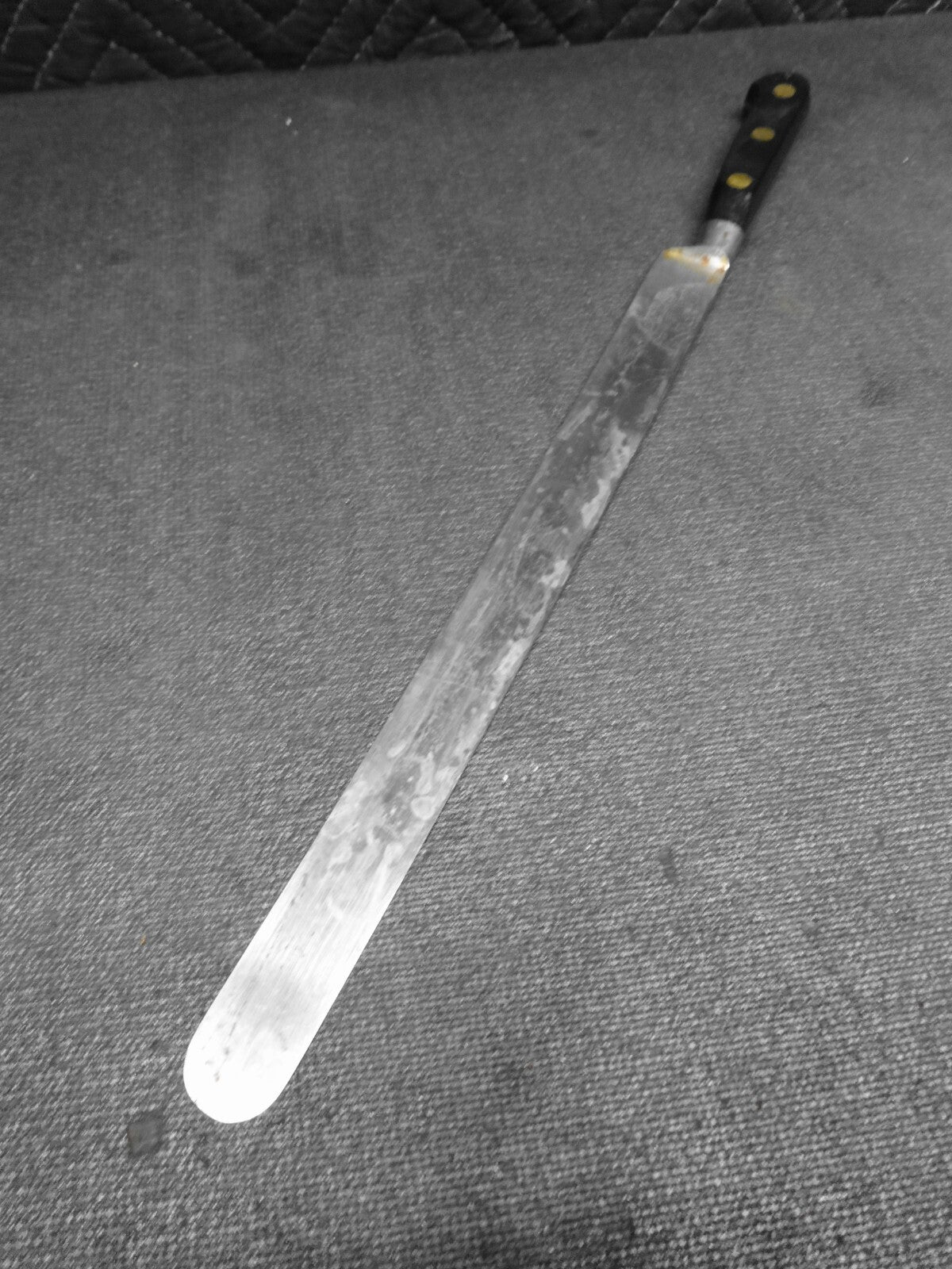 Vintage Sabatier Professional 12 inch Blade Round Nose Slicer Knife - #4