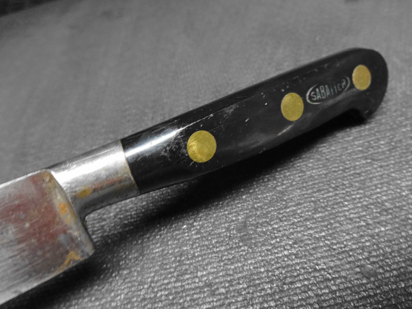 Vintage Sabatier Professional 12 inch Blade Round Nose Slicer Knife - #4