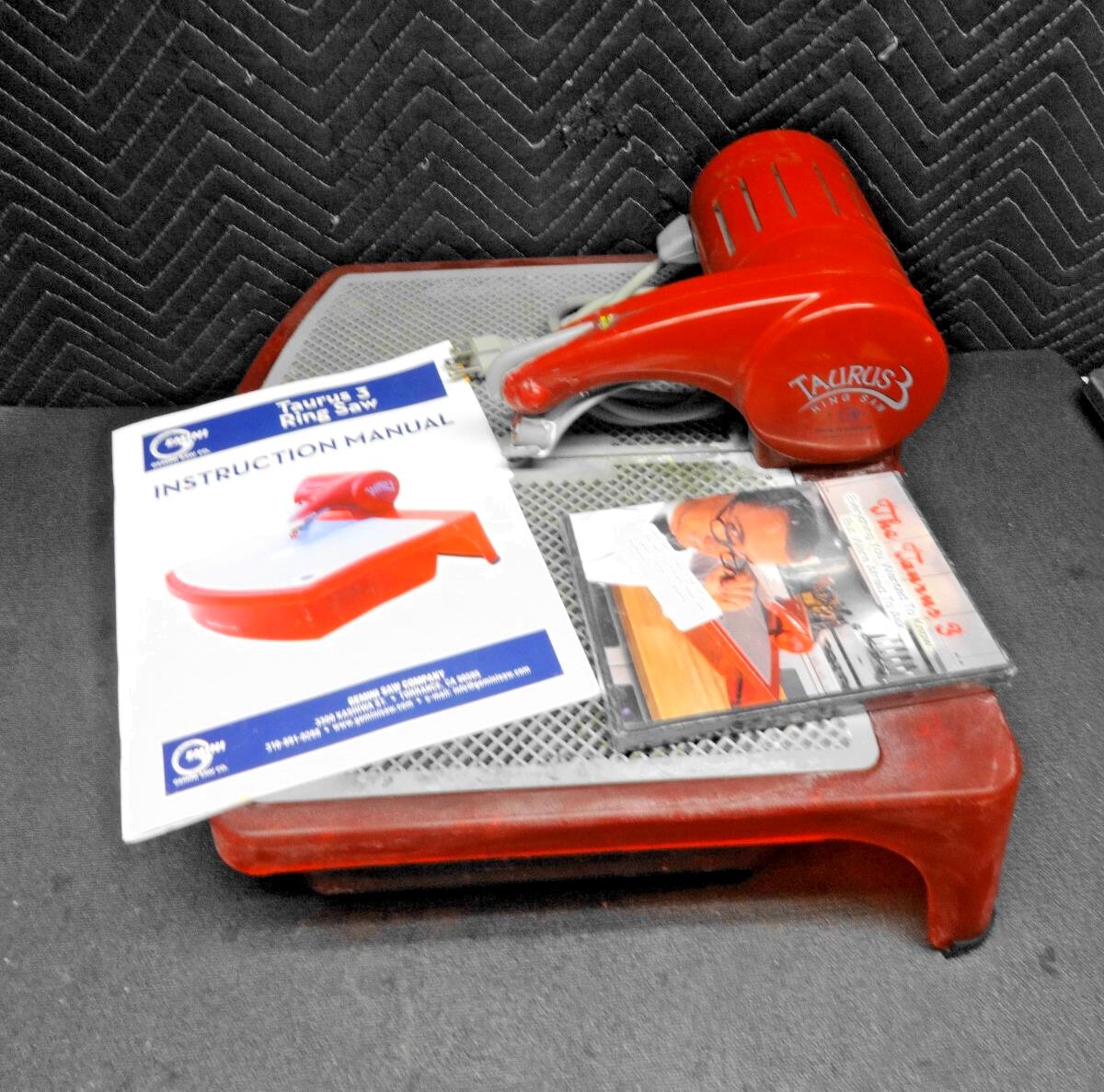 Gemini Taurus 3 Glass Diamond Wire Ring Saw w/ Manual & Instructional DVD