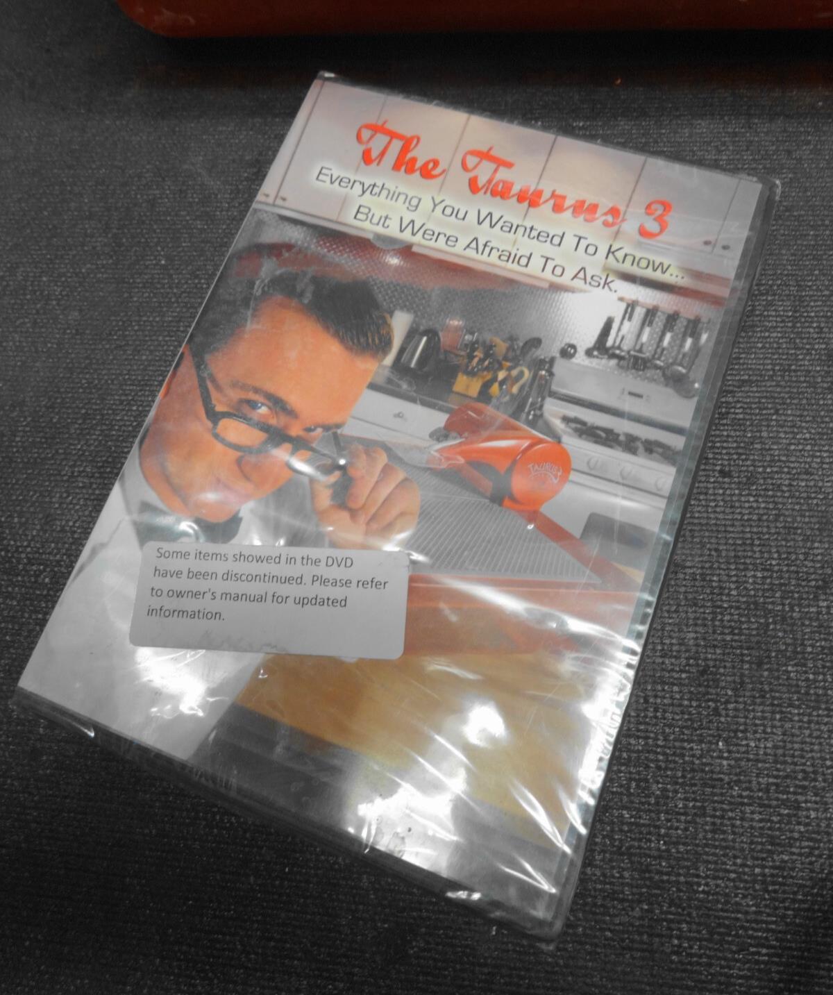 Gemini Taurus 3 Glass Diamond Wire Ring Saw w/ Manual & Instructional DVD