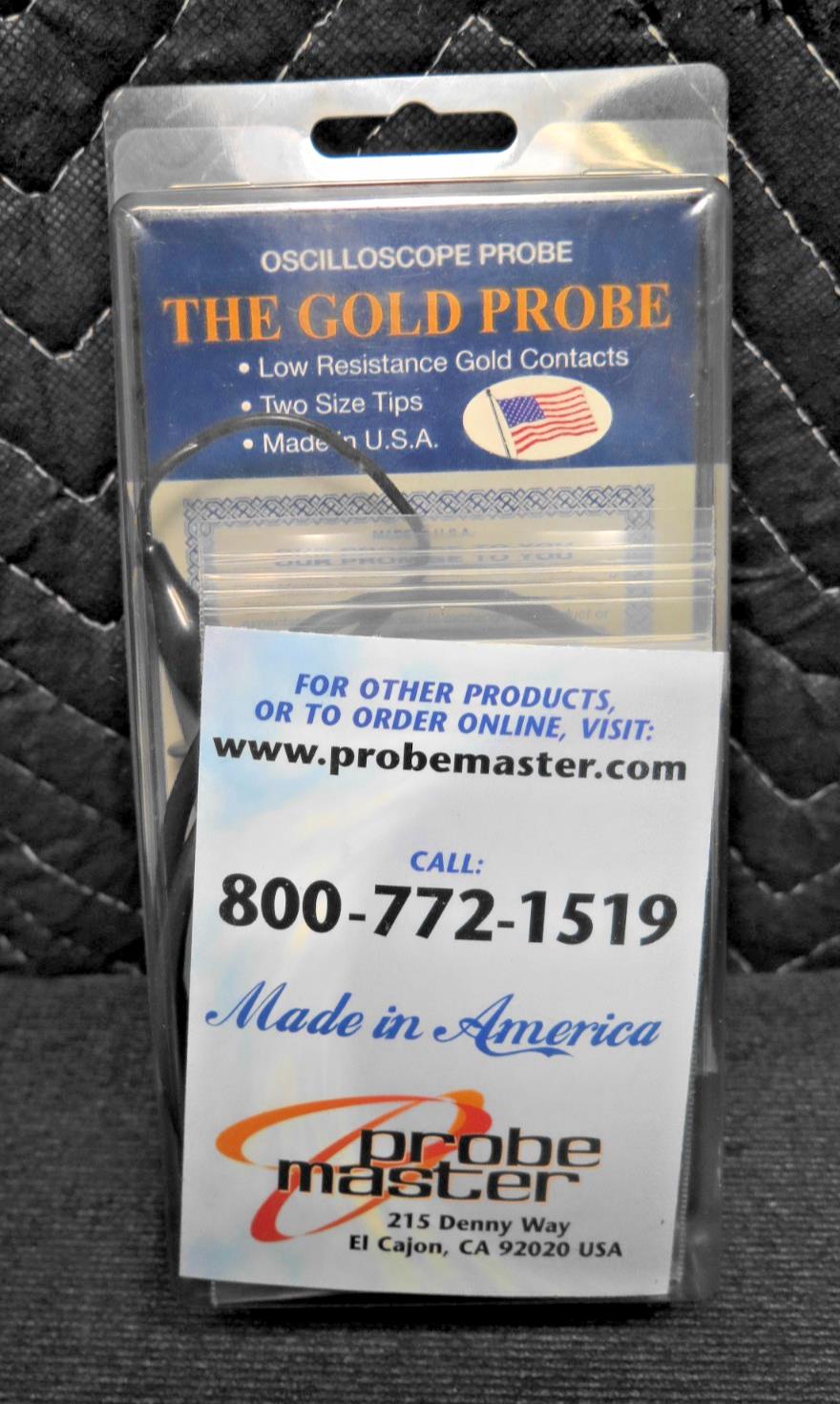 Probe Master 4902-1 RA 250MHz Gold Tip Oscilloscope Probe