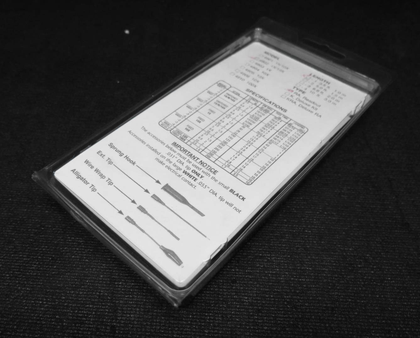 Probe Master 4902-1 RA 250MHz Gold Tip Oscilloscope Probe