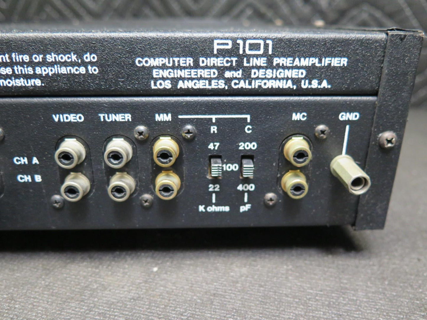 SAE P101 DIRECT LINE PREAMPLIFIER - Scientific Audio Electronics