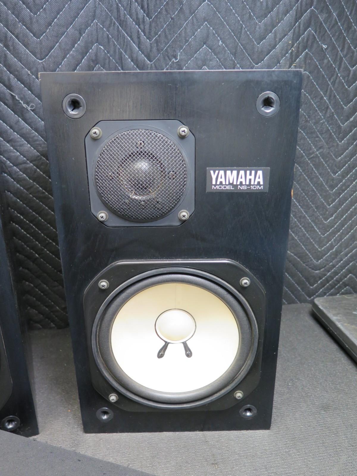 YAMAHA NS-10M Speaker Pair Set System Studio Monitors Speakers Black NS10M