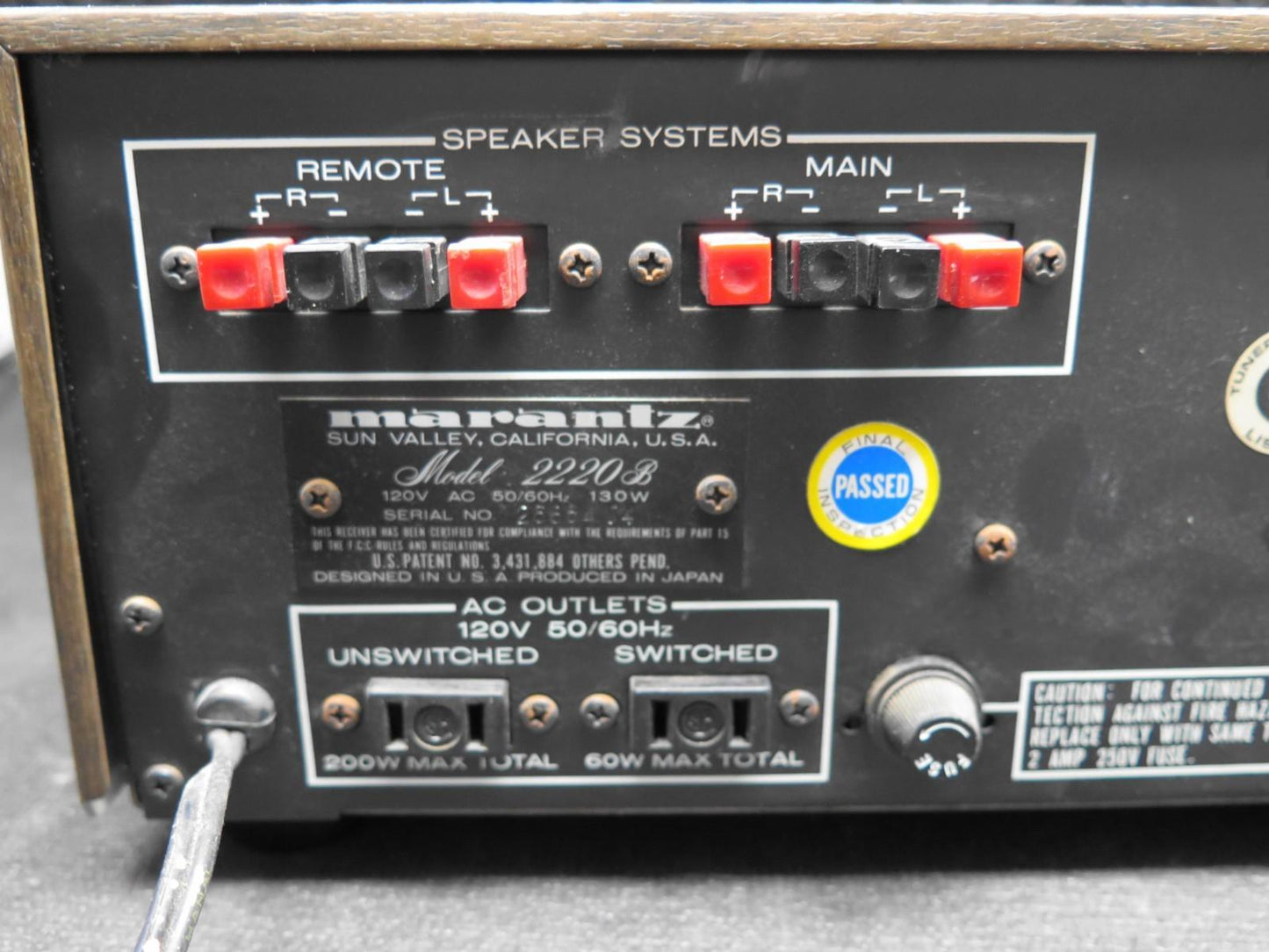 Marantz Model 2220B Stereo Receiver - All Original *READ*