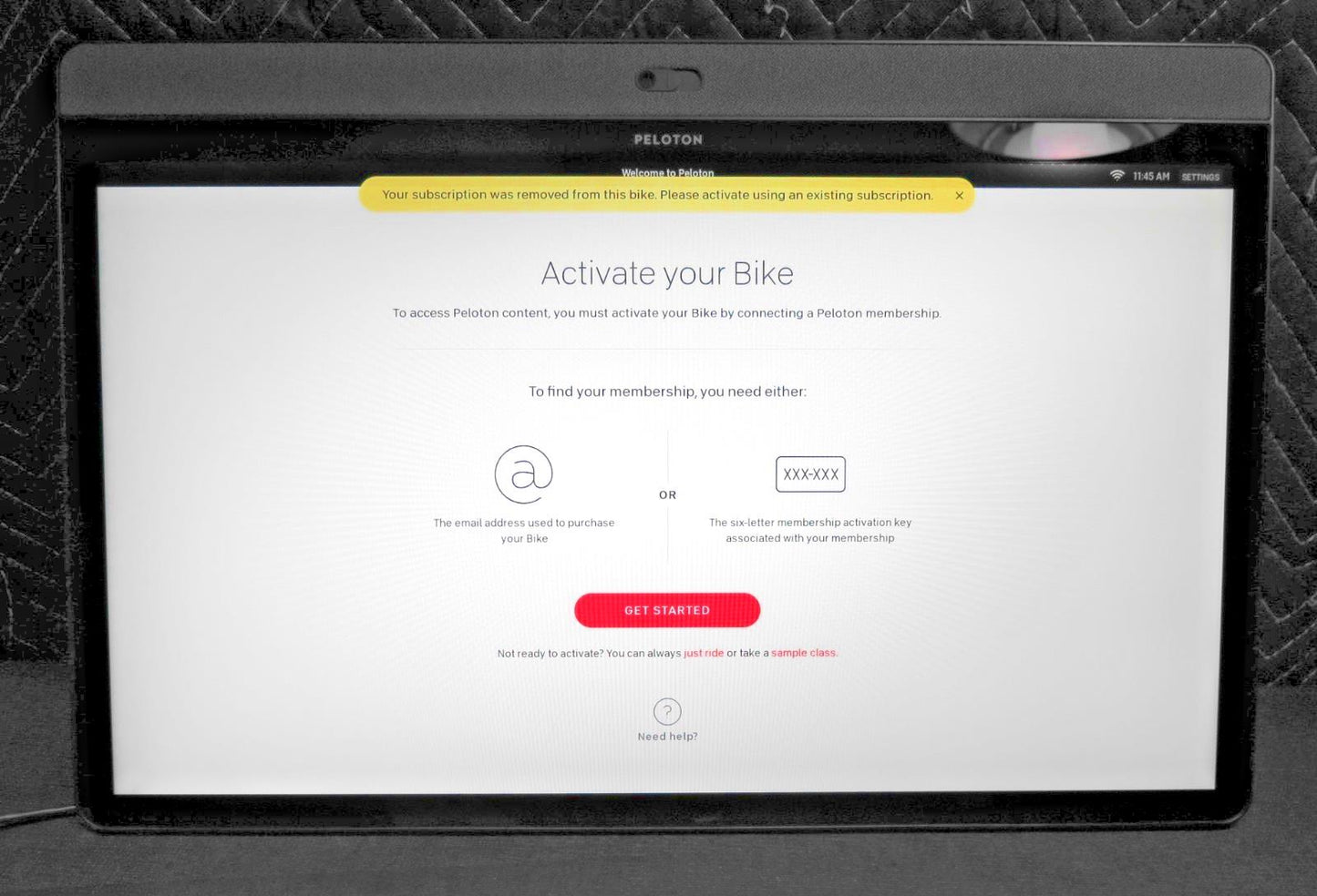 Peloton Touchscreen Tablet Peloton Tread Treadmill PLTN-TTR01 - FULLY FUNCTIONAL