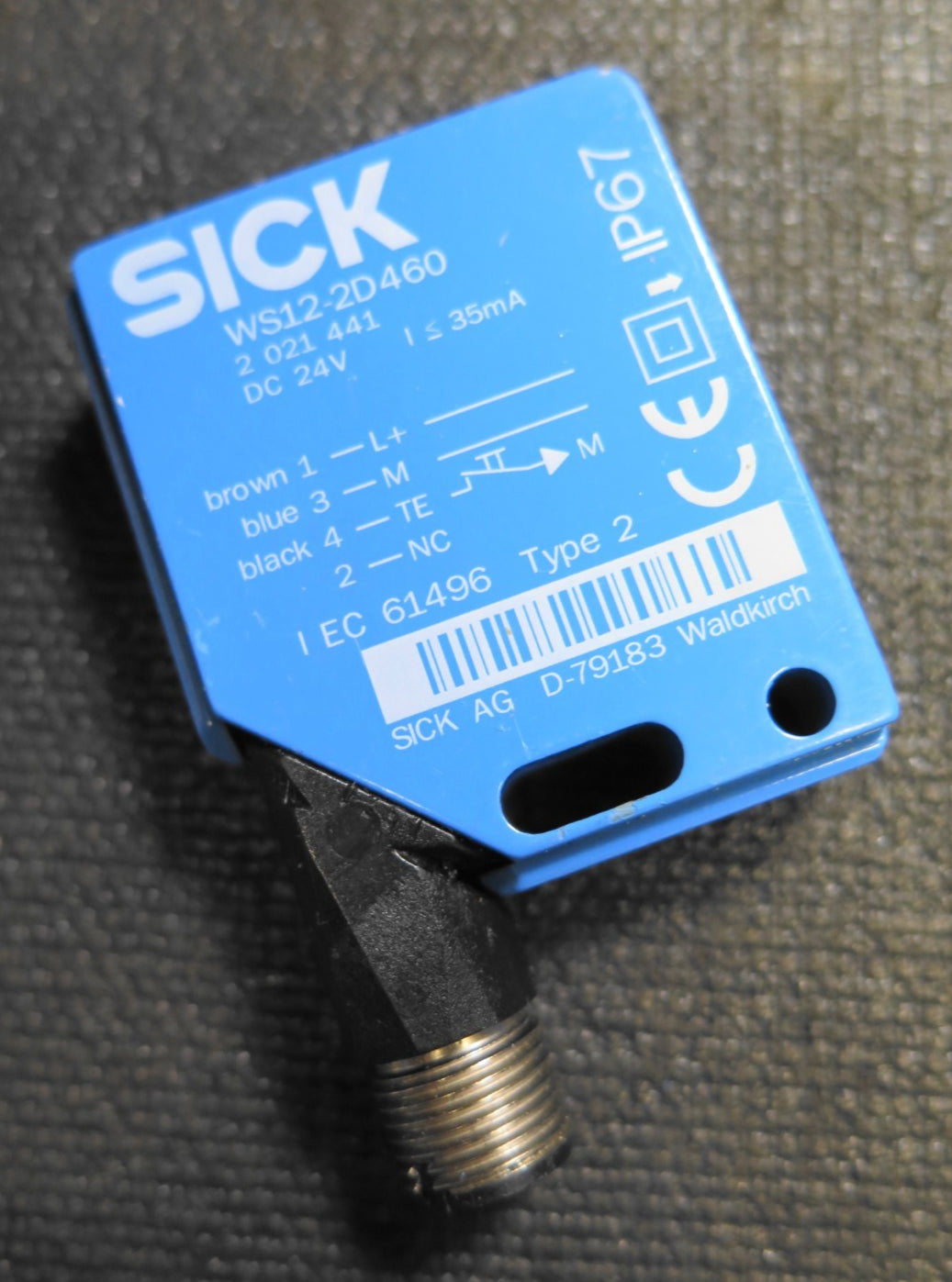 Sick Light Barrier WS12-2D460 Safety Single-Beam Sensor 2021441