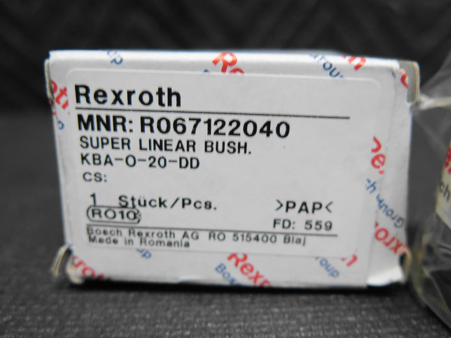 BOSCH REXROTH R067122040 KBA-O-20-DD 20x32x45mm (1pc)