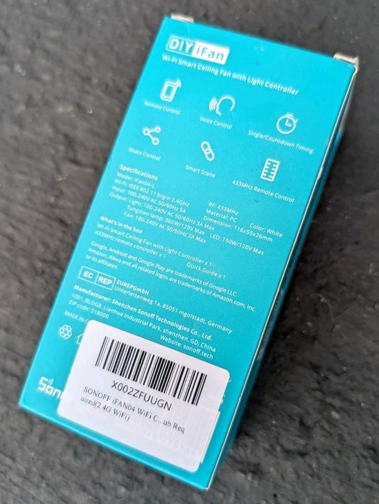 SONOFF iFan04 Ceiling Fan Switch Smart Home DIY Wireless WIFI APP Remote Control