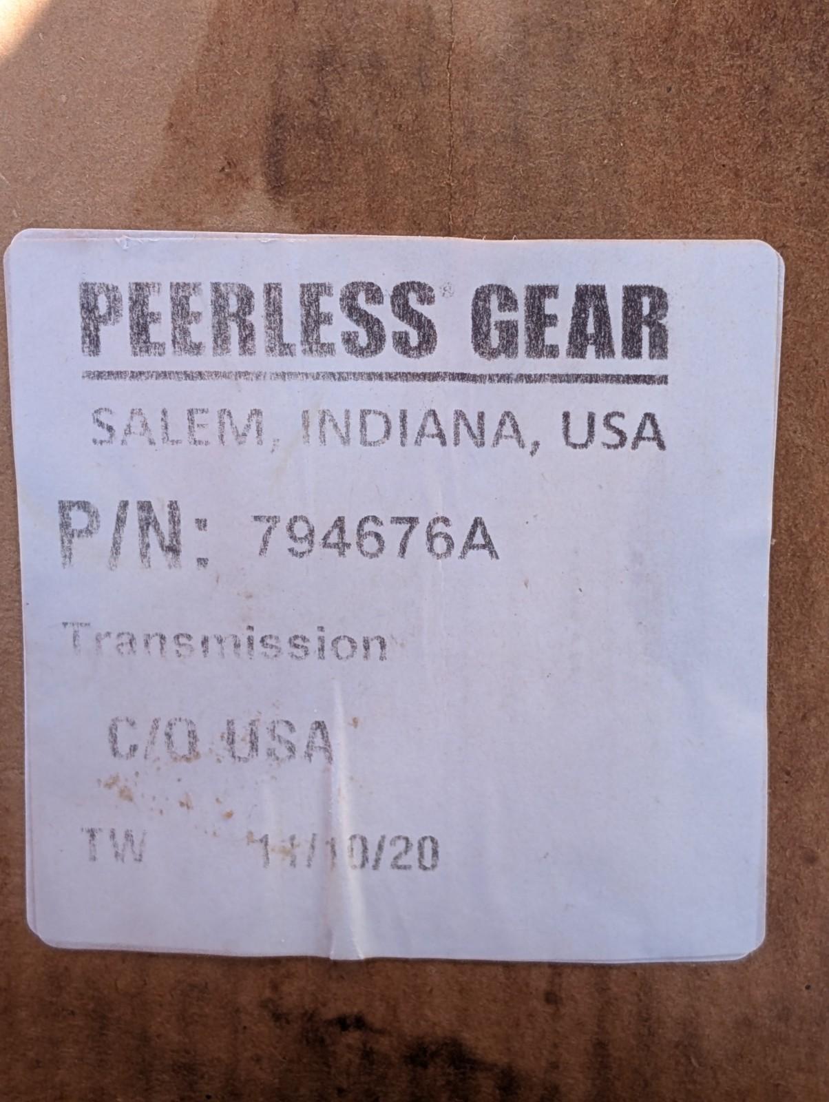Peerless 700-075A 794676A Transmission