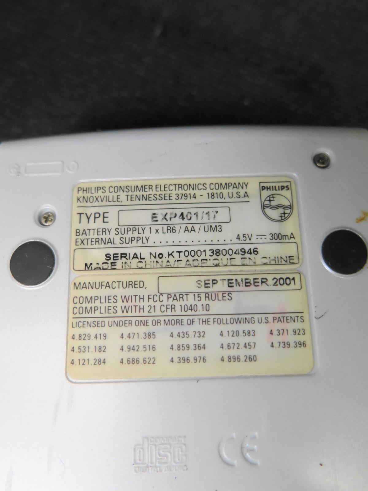 Philips Pocket Expanium EXP411/17 Personal Portable Mini MP3 CD Player Tested