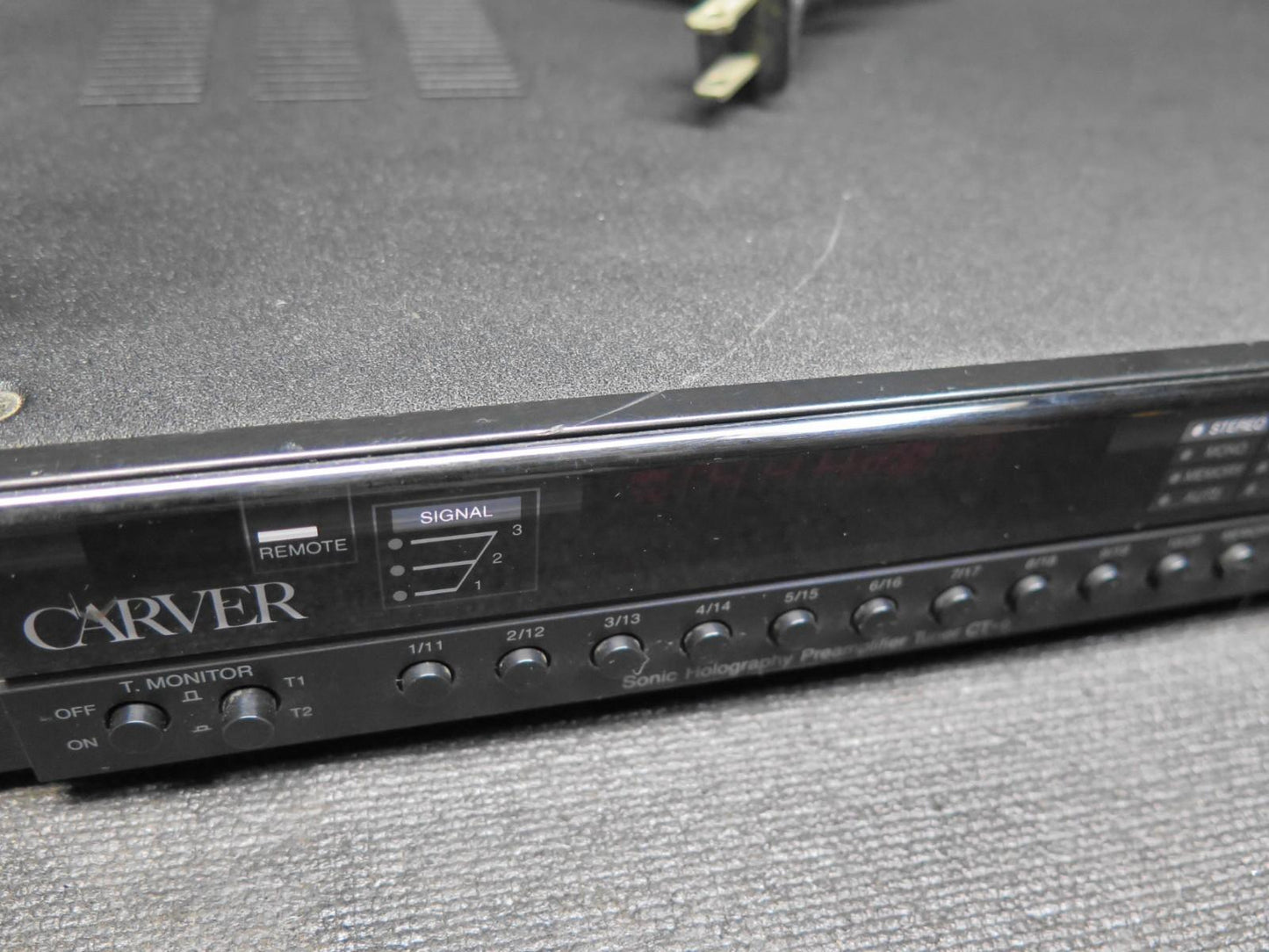 Carver CT-6 Sonic Holography Preamplifier Tuner - No Remote - Made in JAPAN