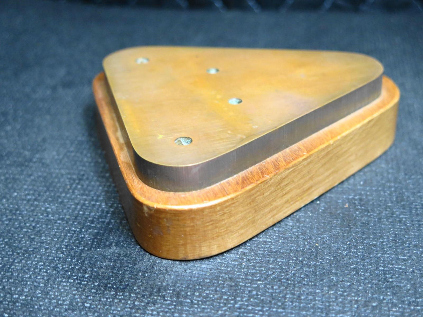 Vibroplex Brass Racer BASE ONLY - Vintage Ham Radio Telegraph Key (SN 03667)