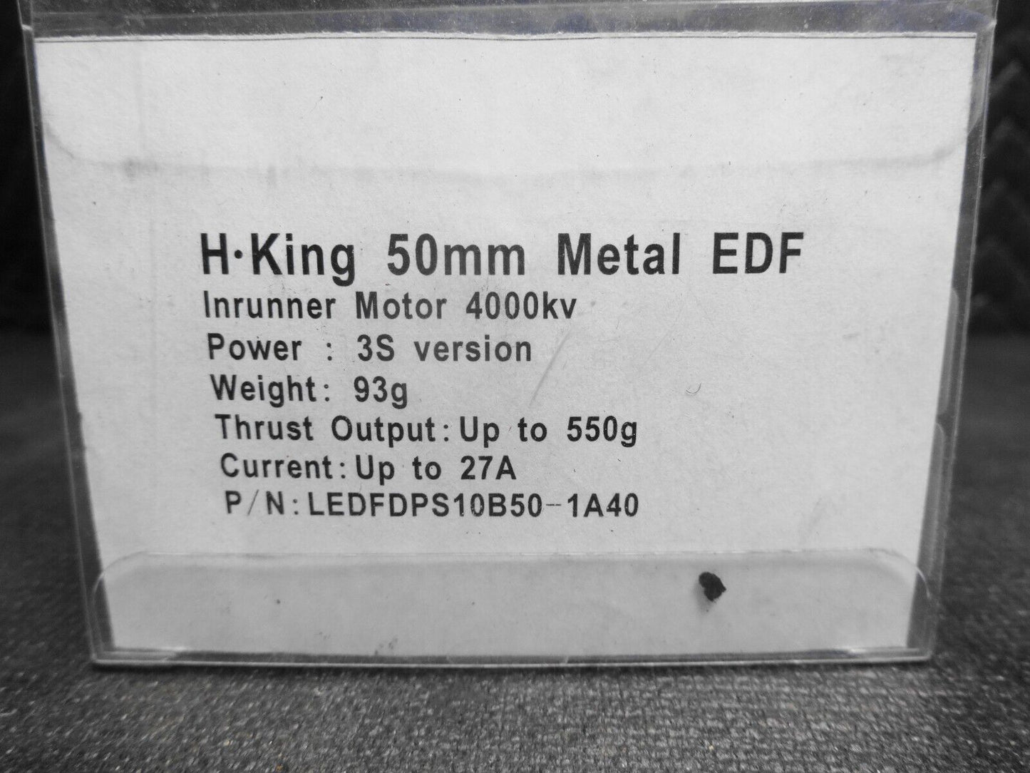 H-KING DR MAD THRUST 50mm EDF Duct Fan 4000KV 10 Metal Body Brushless Motor RC