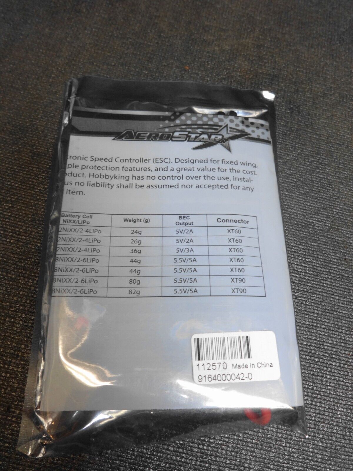 40A Brushless ESC Speed Controller 5V/3A BEC Output For RC Drone Airplanes w/REV