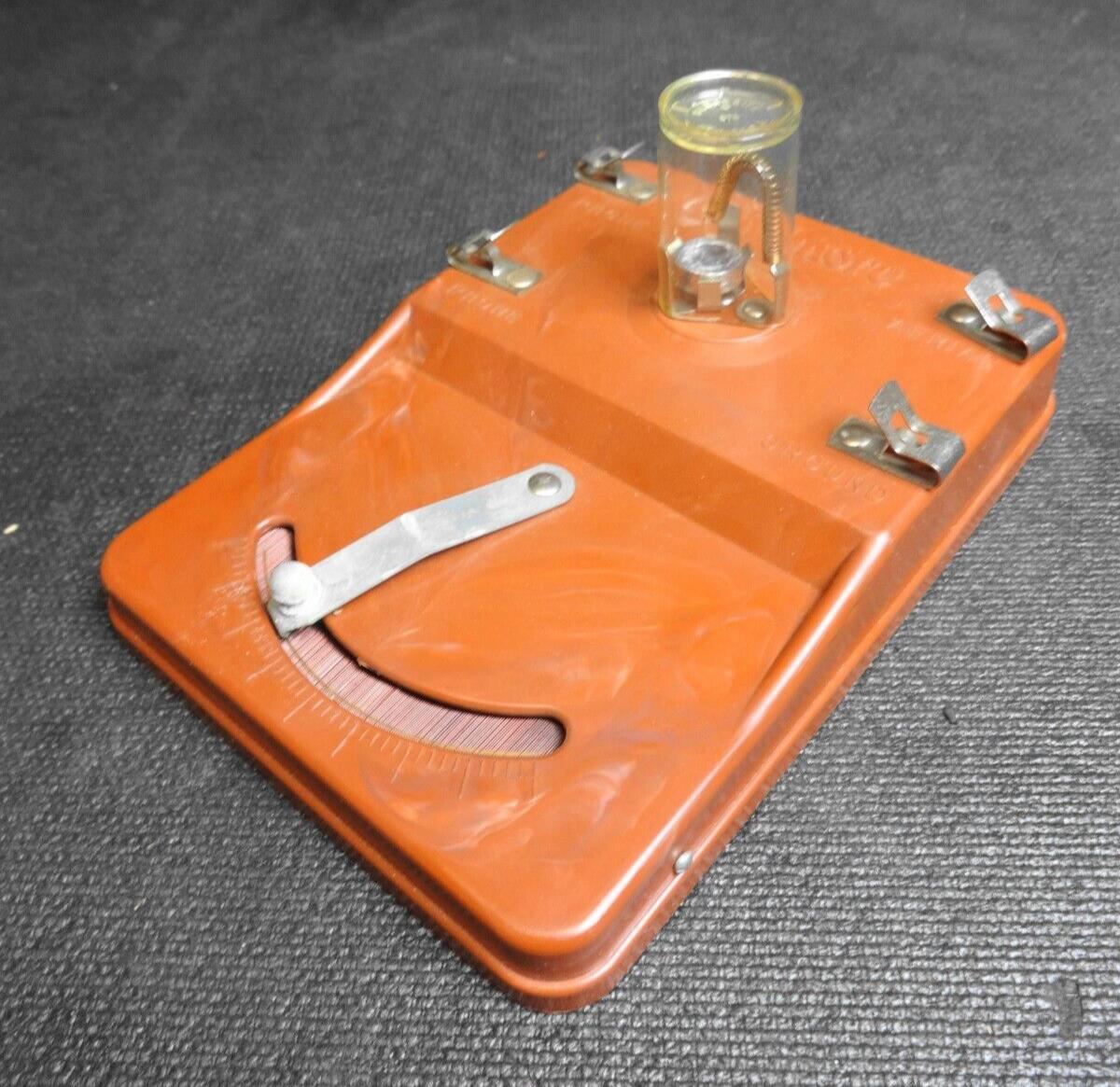 PHILMORE SUPER RADIO CRYSTAL SET DETECTOR - BROWN