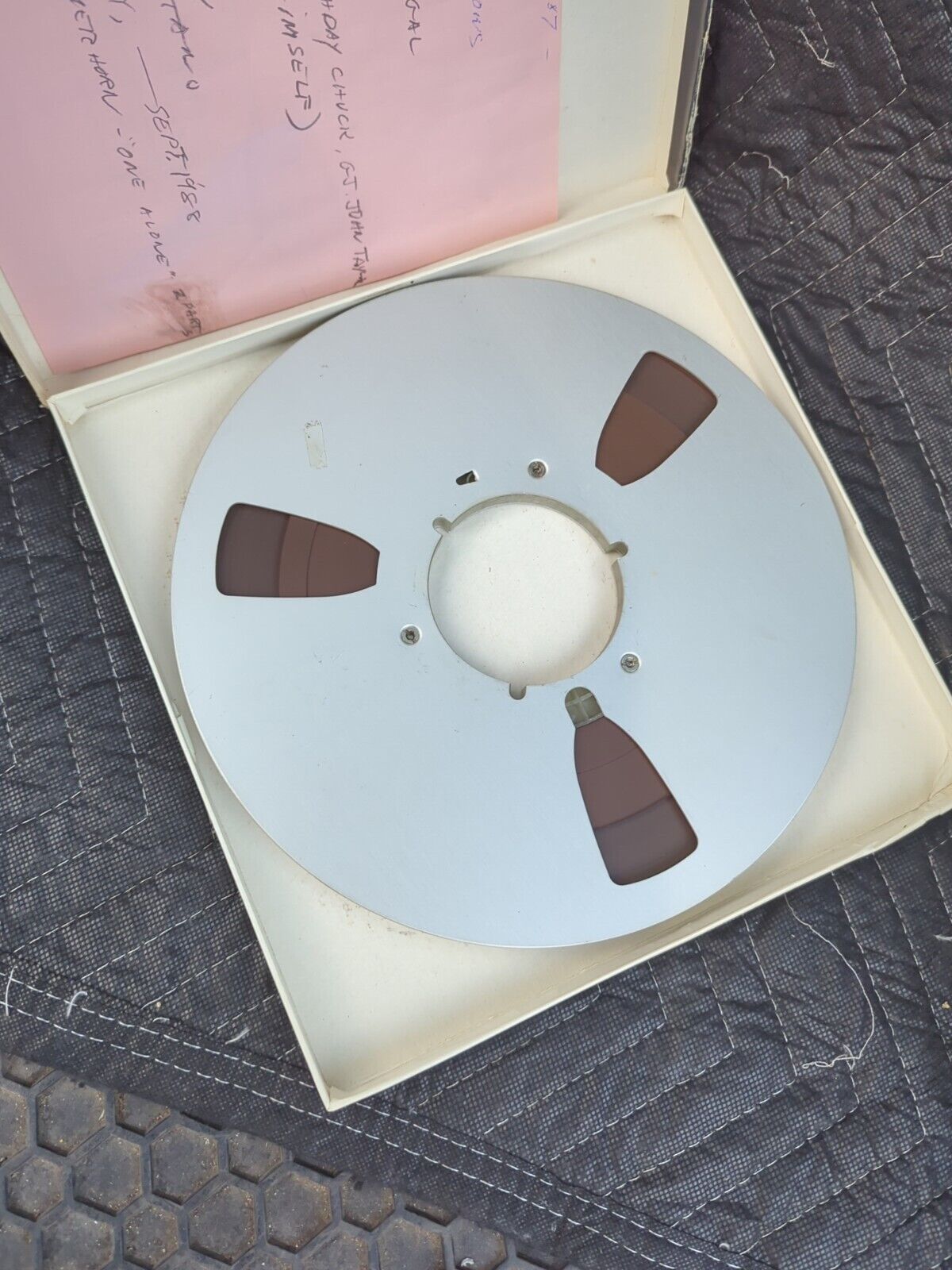 METAL 10.5” NAB REEL for 1/4” Take-Up #3