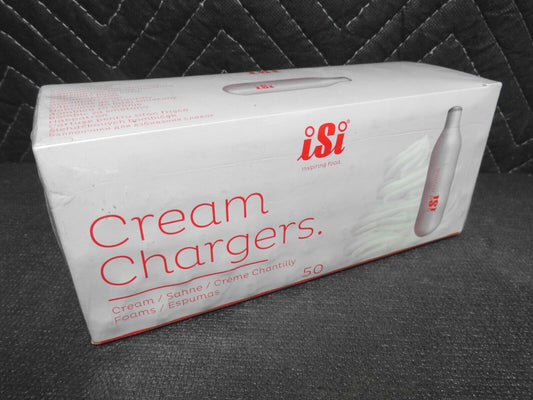 iSi Professional Cream Chargers 50 pack For Food Service Desserts NIB