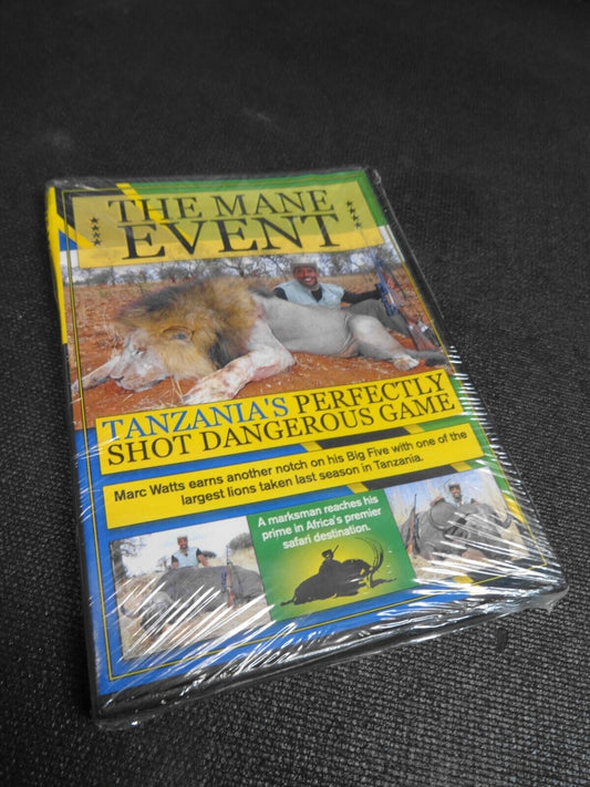 The Mane Event DVD Dangerous Game Hunting In Tanzania Marc Watts