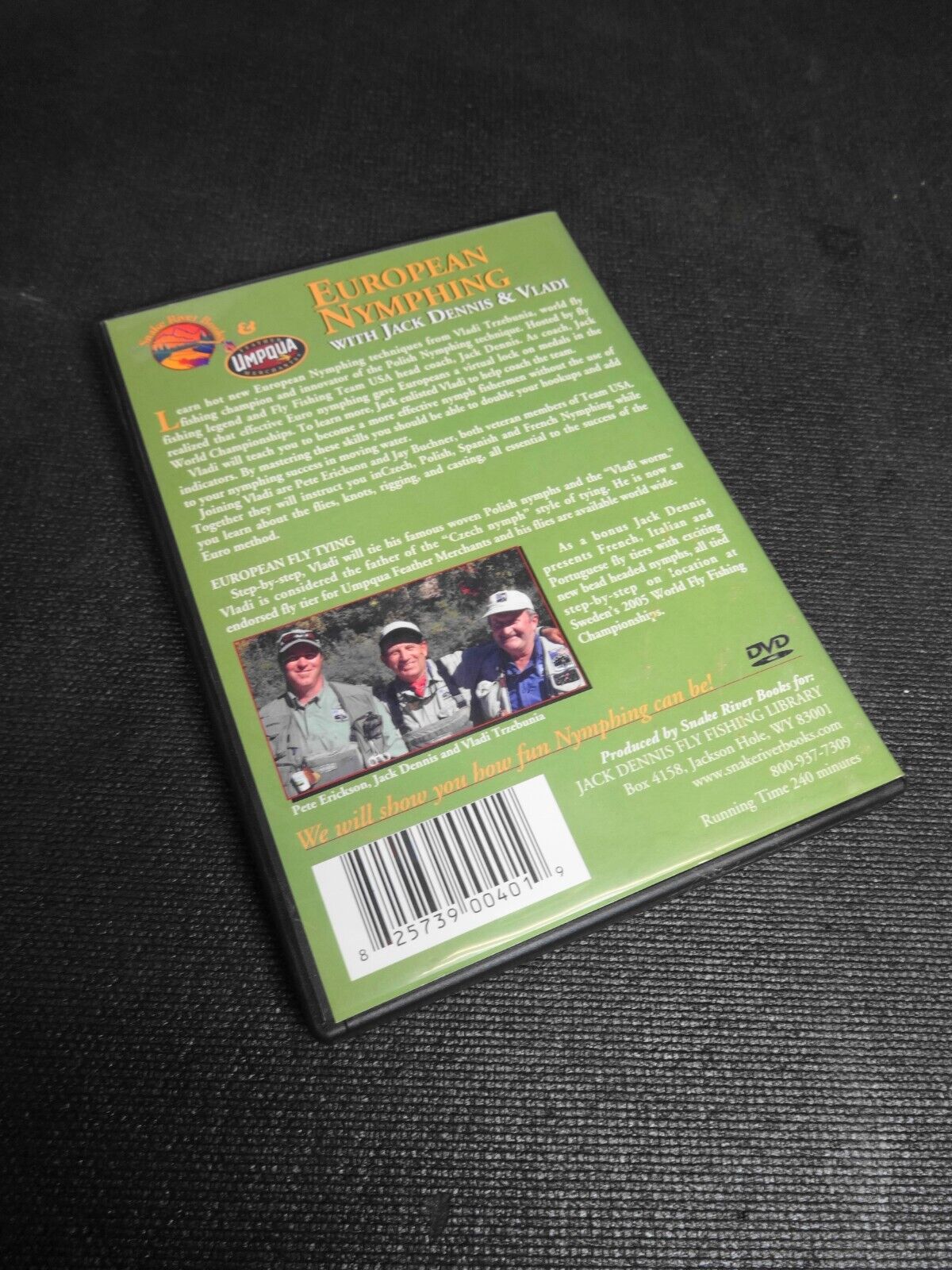European Nymphing Step by Step Tying & Fishing Instruction (DVD) signed