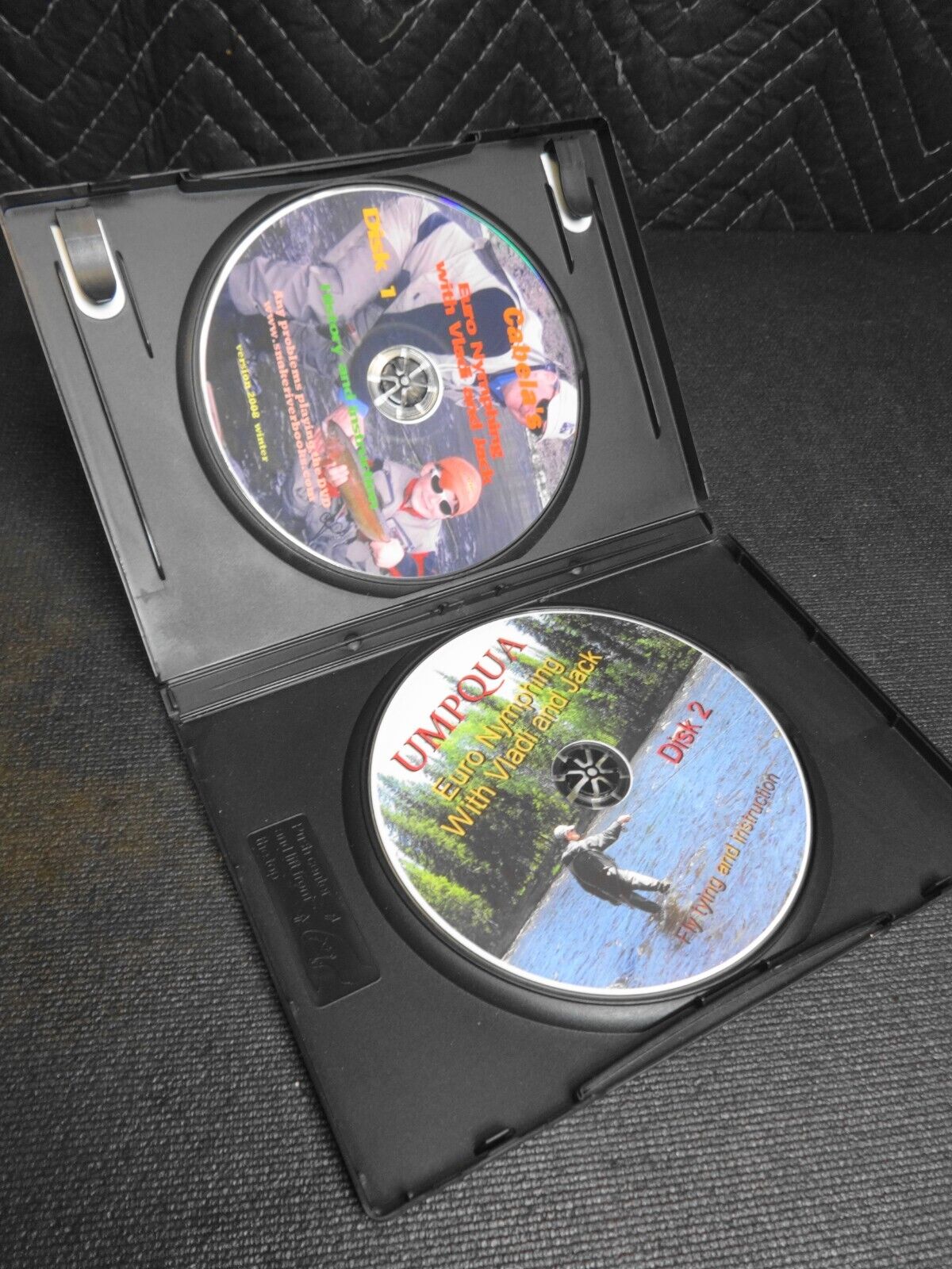 European Nymphing Step by Step Tying & Fishing Instruction (DVD) signed