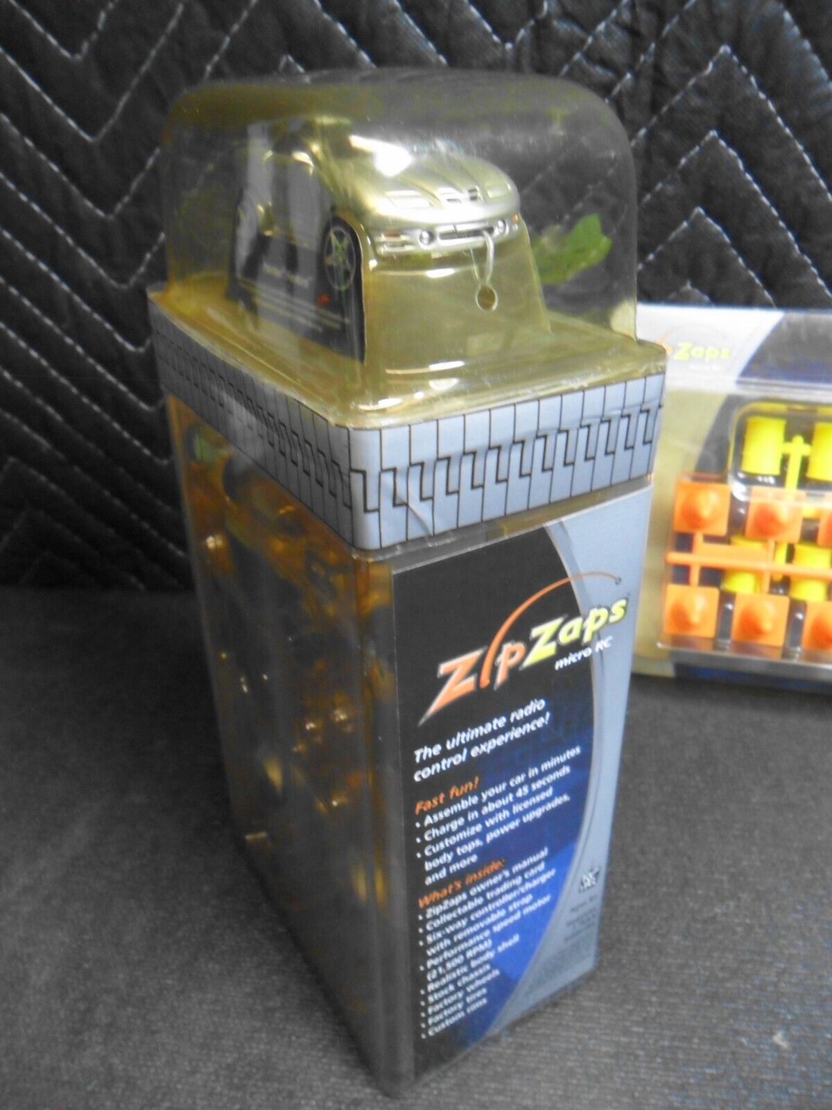 RADIO SHACK ZIP ZAPS MICRO RC PONTIAC FIREBIRD SILVER 1:64 Kit & Rally Course