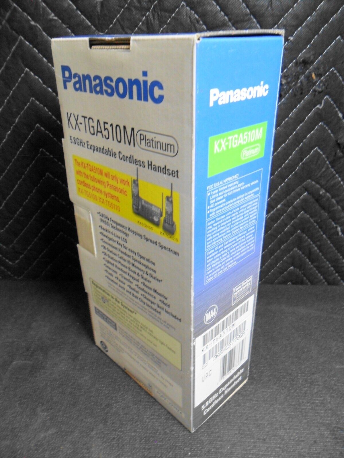 Panasonic KX-TGA510M Platinum 5.8GHz Cordless Handset