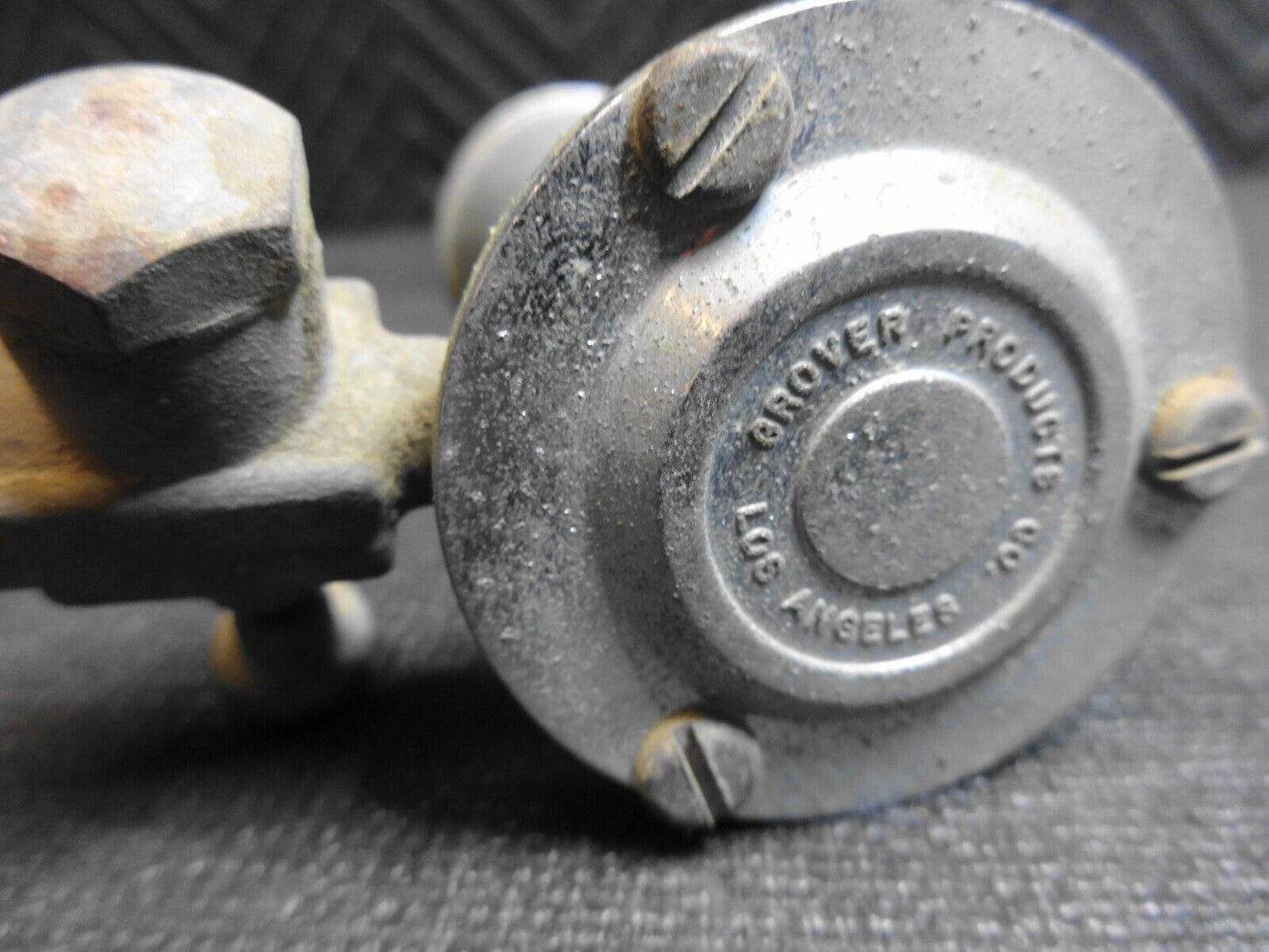 Vintage Grover Products Mighty Midget 4 1/2" portable air horn Chris Craft