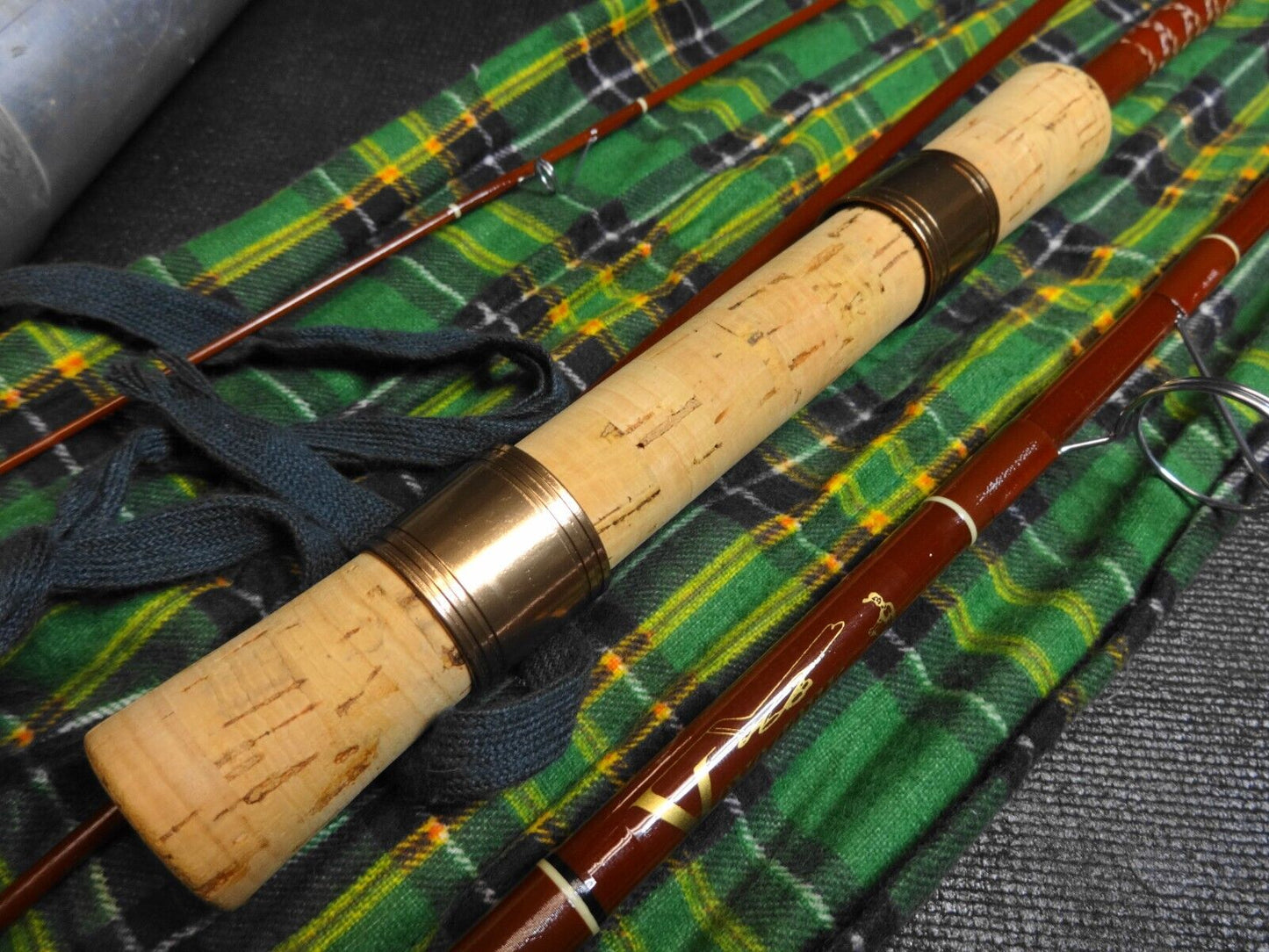 Vintage Fenwick Voyager Fly Rod Fishing FS67-4 5’ 9” 1-4 lb. w/ Tube Case