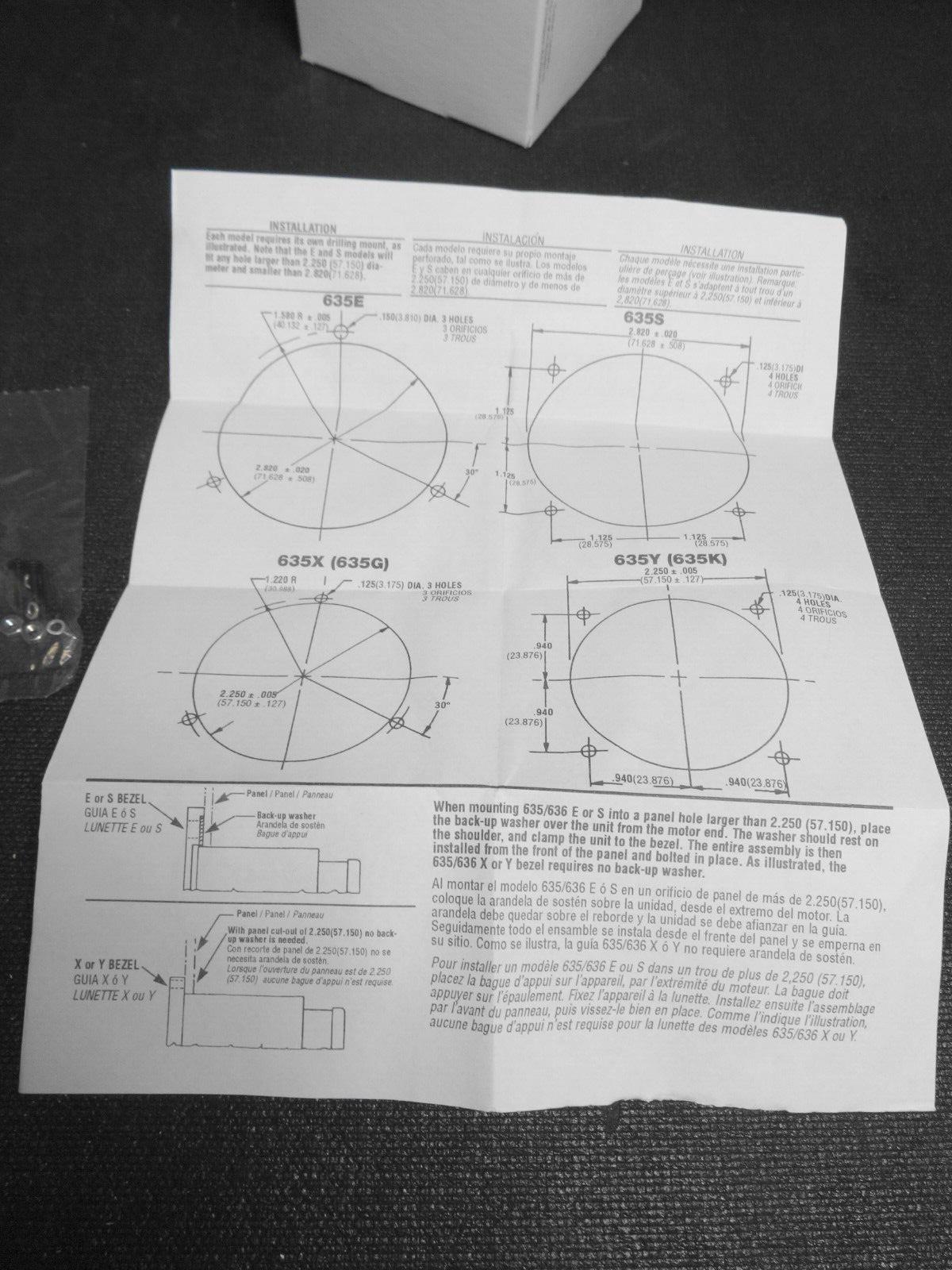 New Cramer Elapsed Time Indicator Model 6X137 635G-AA
