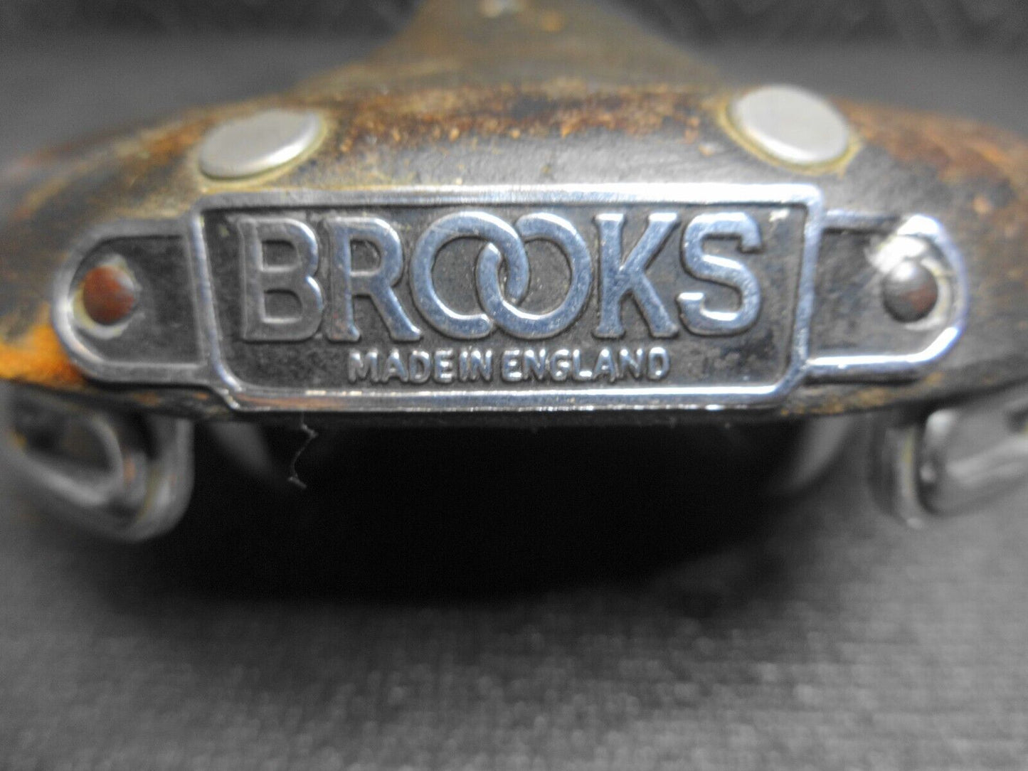 Brooks B15 Champion Flyer Leather Saddle Vintage 1950s