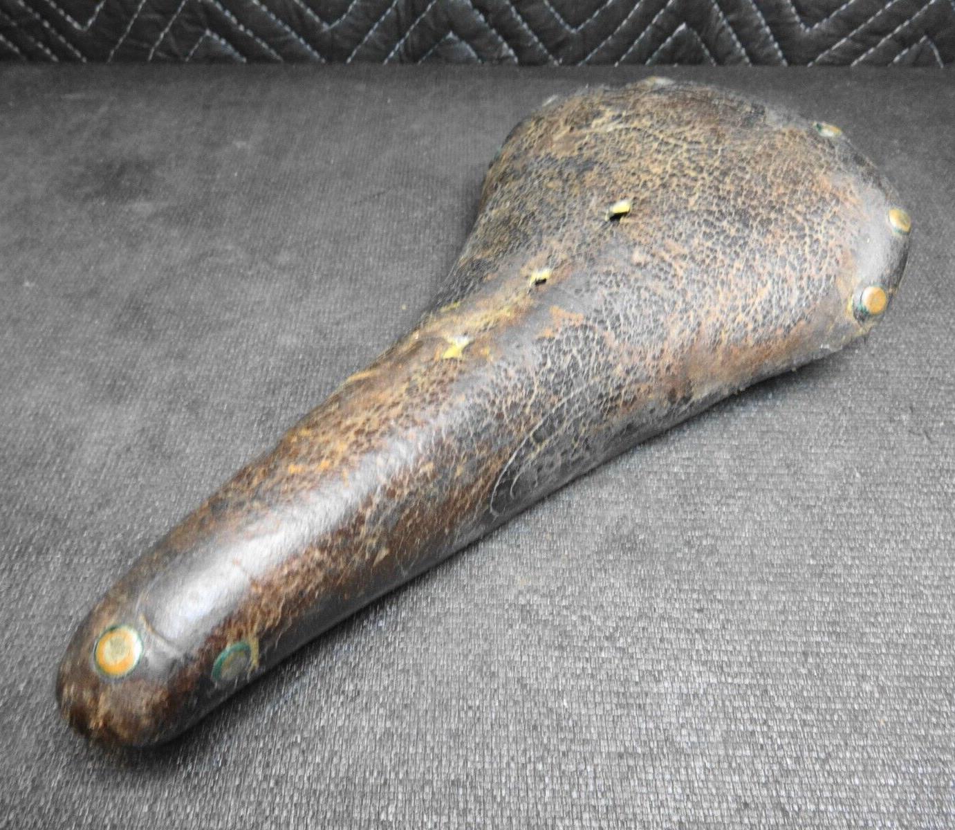 Vintage Brooks Leather Bike Saddle - England