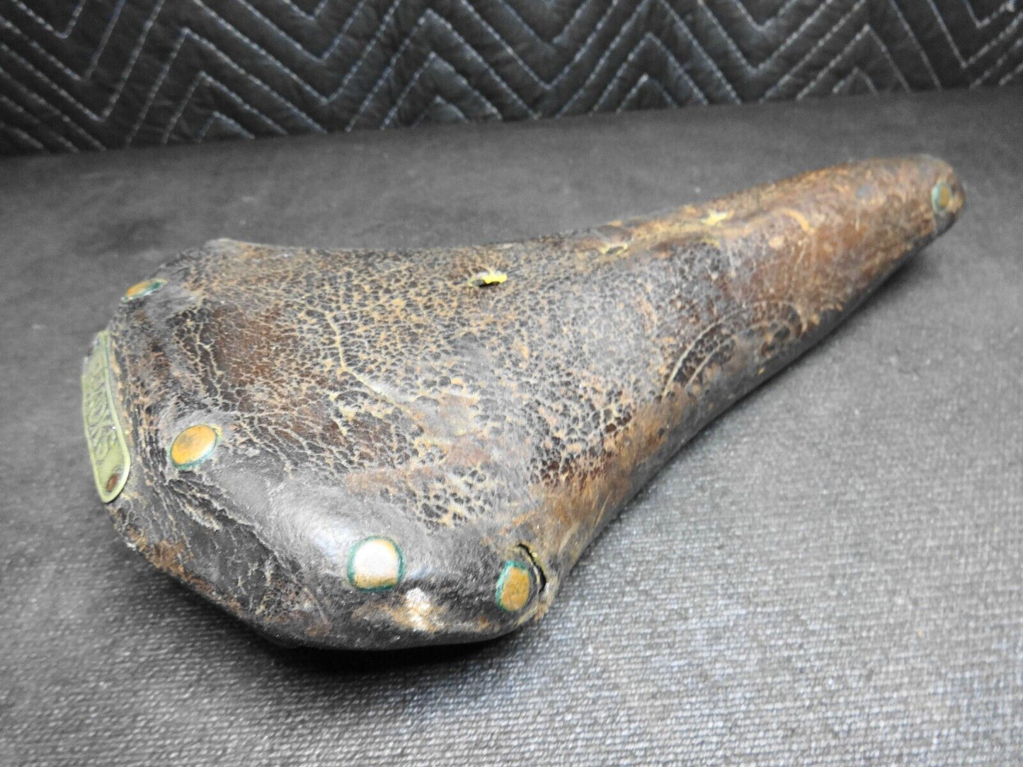 Vintage Brooks Leather Bike Saddle - England