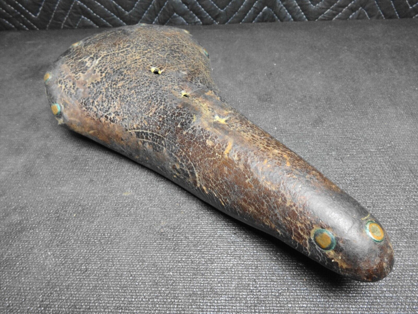 Vintage Brooks Leather Bike Saddle - England